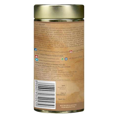 Organic Wellness Tulsi Green Tea Premium (Tin) 100 grams