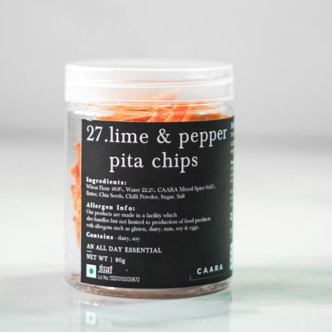 Lime & Pepper Pita Chips