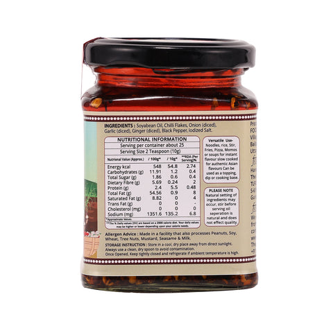 TheLittleFarmCo Chilli garlic oil 250 grams