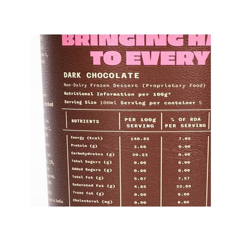 Minus30 Dark Chocolate Vegan & Sugar Free 500ml