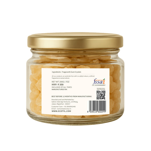 Ecotyl Gond Katira | Natural Cooling Gum | Supports Digestion | 200g