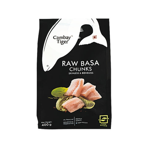 Cambay Tiger Basa Fish - Chunks 400g