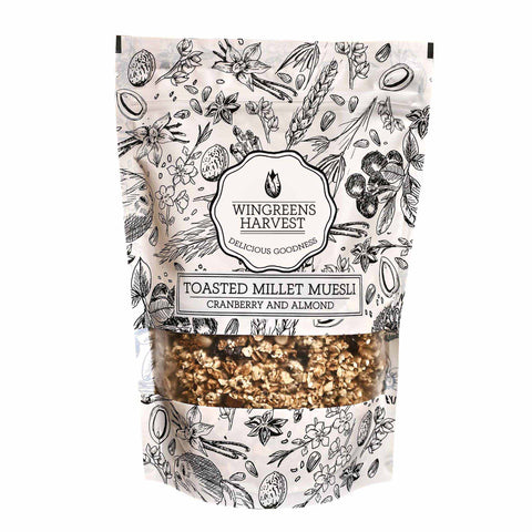 Toasted Millet Muesli Cranberry and Almond