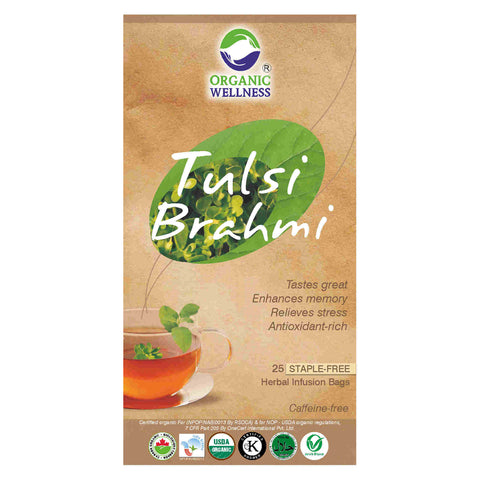 Organic Wellness Tulsi Brahmi (25 Tea Bags)