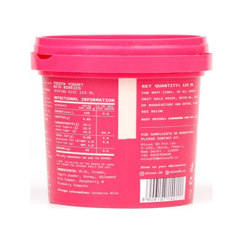 Minus30 Frozen Yogurt with Berries 115ml