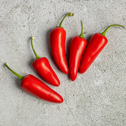 Red Jalapeños from Mexico