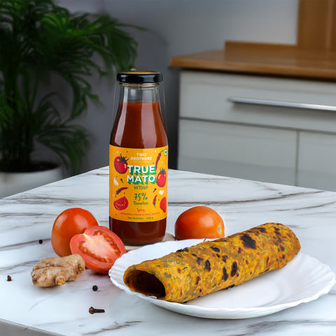 Truemato Spicy Tomato Ketchup 300g | Naturally Made with 75% Fresh Tomatoes