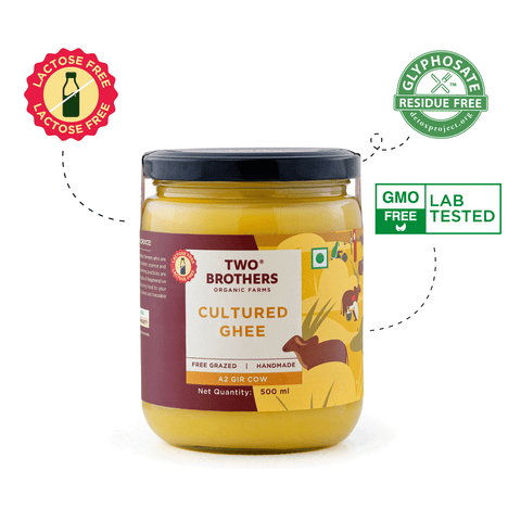 A2 Cow Ghee 500 ml |  India's Only Certified Glyphosate Free A2 Cow Ghee