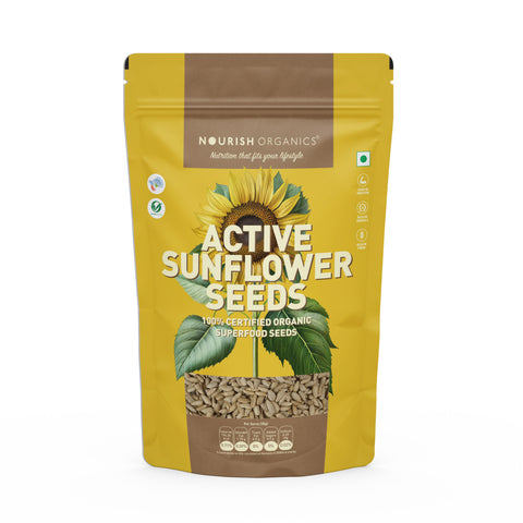 Nourish Organics Active Sunflower Seeds 400grams