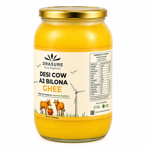 Orasure Organics A2 Desi Cow Ghee 1L