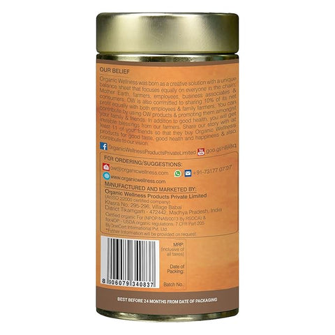 Organic Wellness Cinnamon Indian Rose (Tin) 100 grams