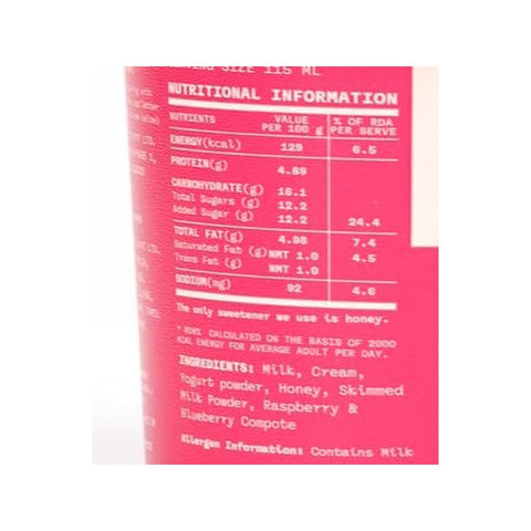 Minus30 Frozen Yogurt with Berries 115ml