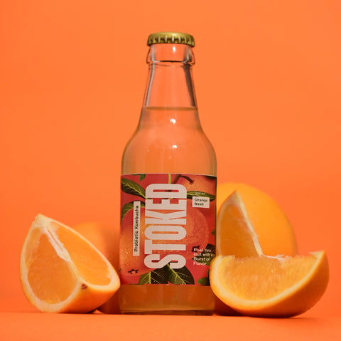 Orange Basil Kombucha