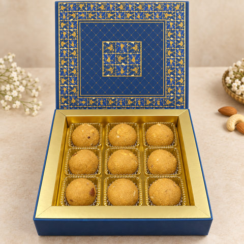 Suneheri Mithaas - Besan Laddoos - (Delivered Separately Next Day)