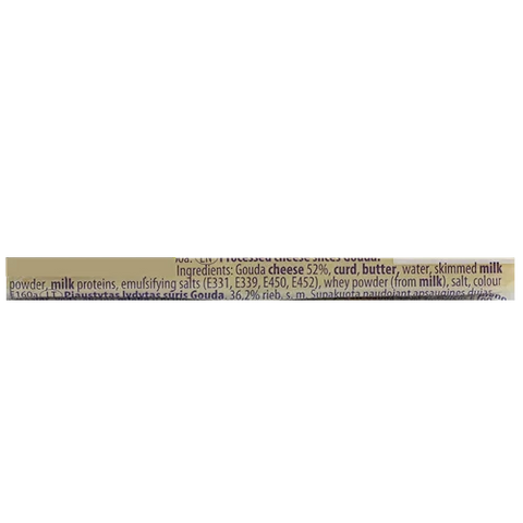 Lactima Gouda Cheese Slices 130g