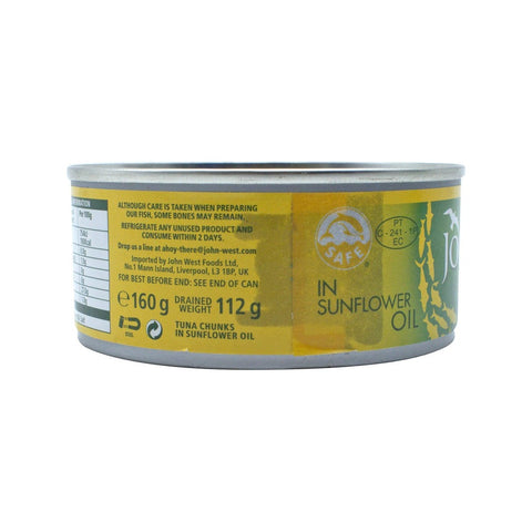 John West Tuna Chunks In Sunflower Oil 145g