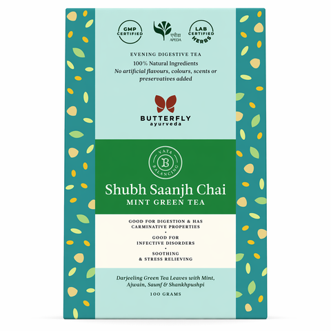 Shubh Saanjh Chai (MINT GREEN TEA)