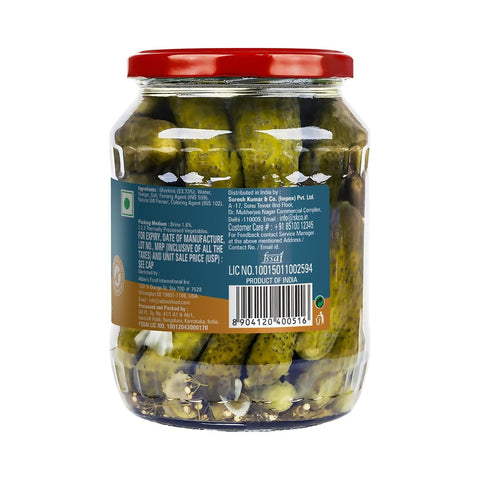 Abbie's Pickle Gherkins (Big) in Brine 670g