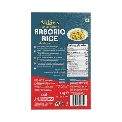 Abbie's Arborio Rice 1kg