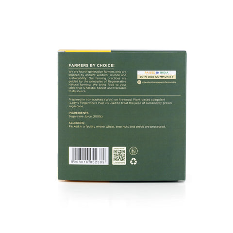 Sugarcane Jaggery Block 900g | Unrefined, Preservative-Free, Nutrient-Rich Gud