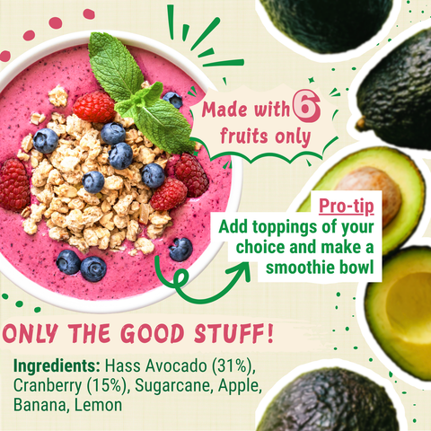 Avocado Cranberry Smoothie