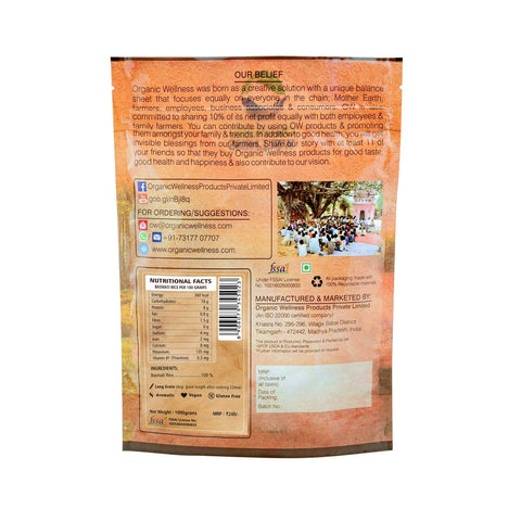 Organic Wellness Basmati Rice 1 Kg