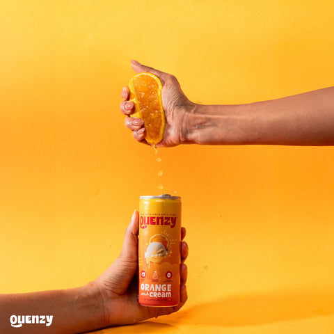 Quenzy Orange cream Prebiotic soda  250ml