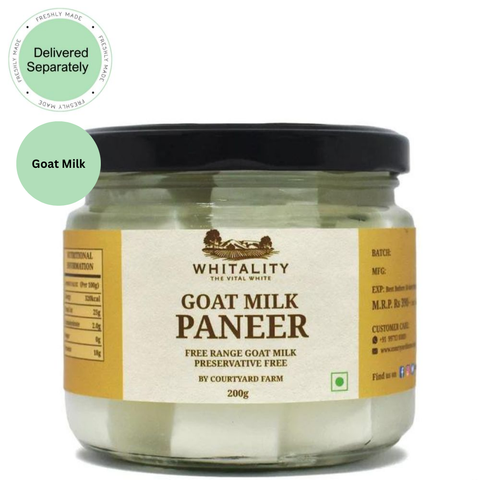 Goat Milk Paneer (Delivered Separately Next Day)