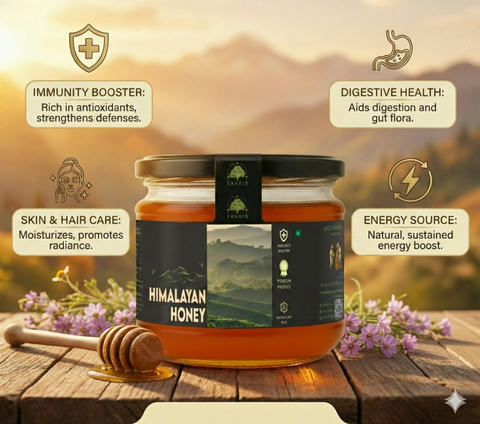 EKARIS Himalayan Honey Jar | Raw