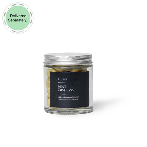 Mint Cashew Jar (Delivered Separately Next Day)