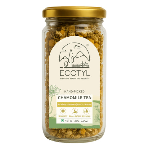 Ecotyl Chamomile Tea | Calming Herbal Tea | Supports Sleep & Relaxation | 25g