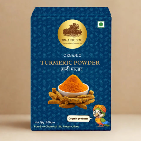 Organic Soul Organic Turmeric Powder (Haldi) | 100 g