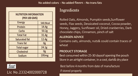 Cocoa Almond Granola