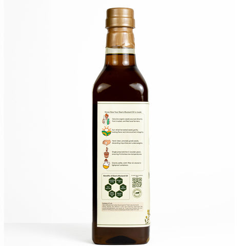 Wood Pressed Black Mustard Oil - 1 Liter