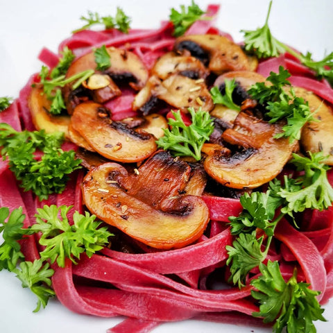 Fettuccine Wholewheat & Semolina Beetroot Pasta