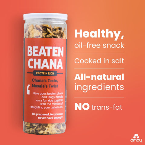 Omay Foods Beaten Chana 160 grams
