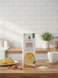 Sesame Jaggery Cookies