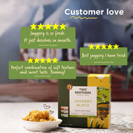 Sugarcane Jaggery Block 900g | Unrefined, Preservative-Free, Nutrient-Rich Gud