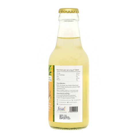 Stoked Kombucha Pineapple Ginger Zing 200ml