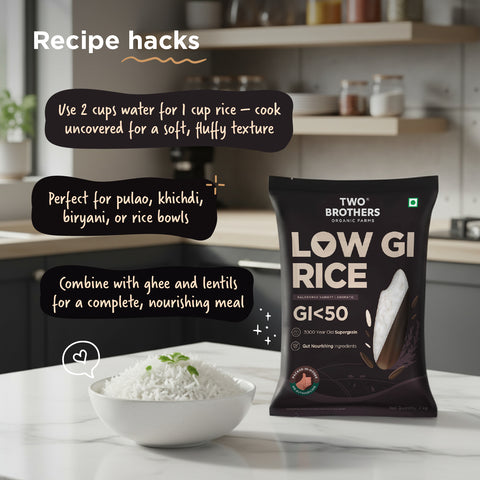 Kalanamak Rice 1KG | Low GI, Diabetic-Friendly Native Rice