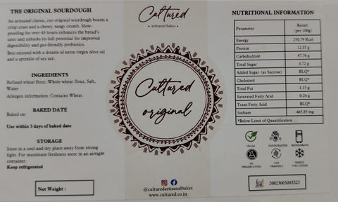 Cultured Original Sourdough
