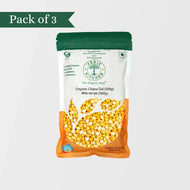 Organic Chana Dal (Pack of 3) (Certified Organic)