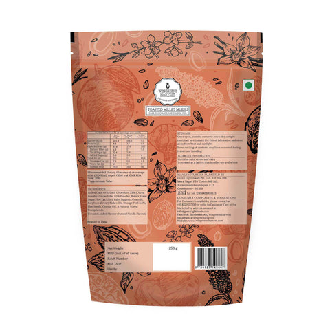 Toasted Millet Muesli Dark Chocolate and Orange Peel (250G)