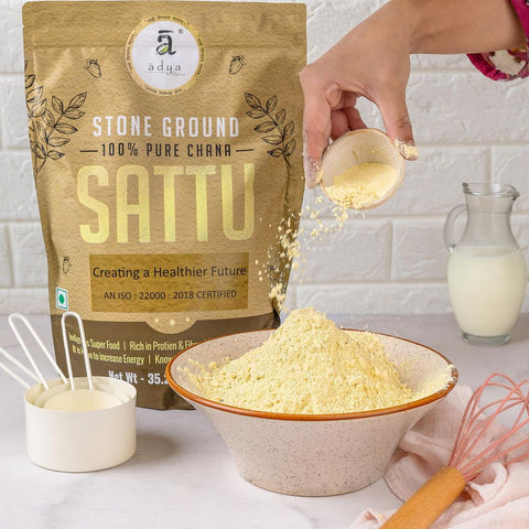 Adya Organics Organic Chana Sattu Powder