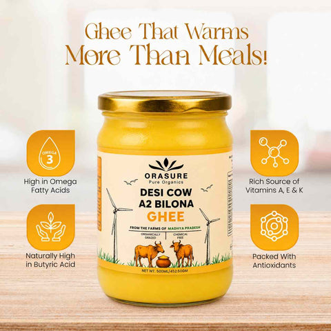Orasure Organics A2 Desi Cow Ghee