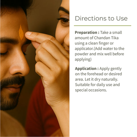 Ecotyl Chandan Teeka | Natural Sandalwood Teeka | Puja & Meditation | 50g