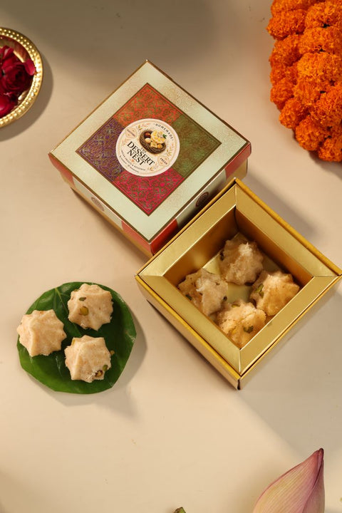 Coconut Modak 6 Pcs Box (Delivered Separately Next Day)
