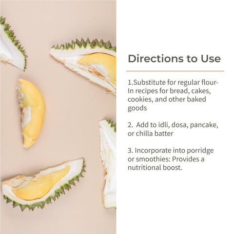 Ecotyl Jackfruit Flour | Low Glycemic Index | Gluten Free | 500g