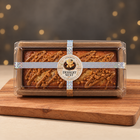 Eggless Banana Biscoff Cake (Delivered Separately Next Day)