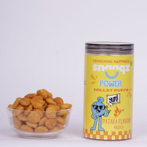 Power millet puffs, masala